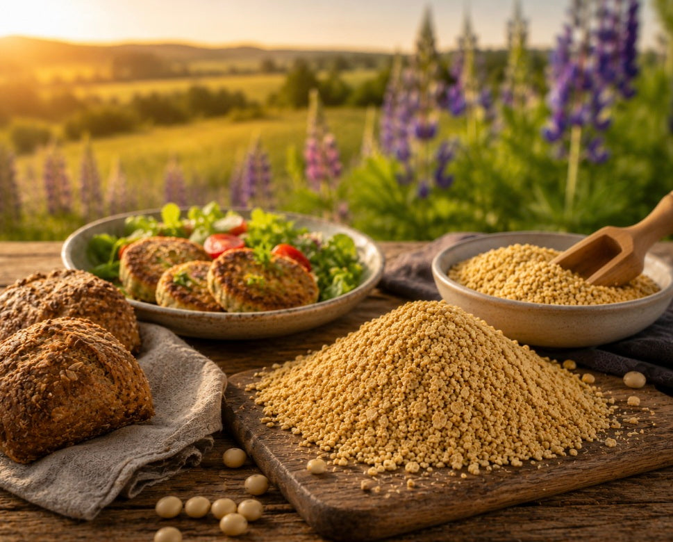 Proteinpower Lupinen Wucht Schrot