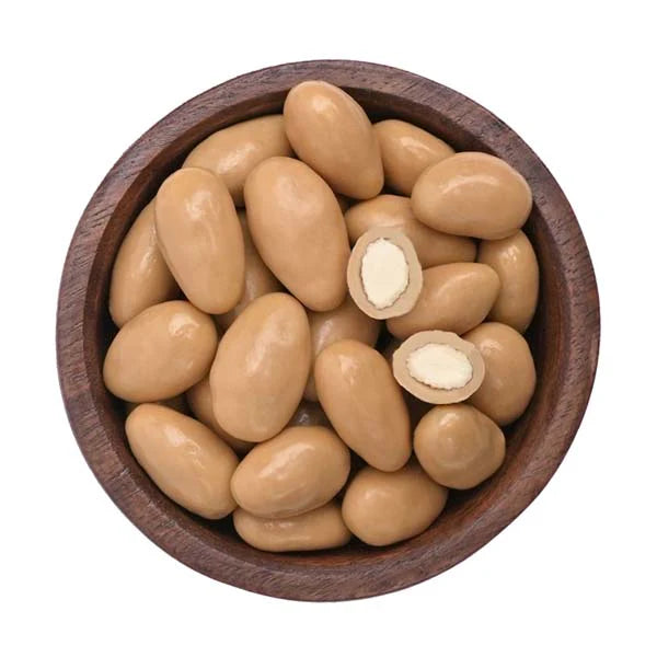 Mandelkerne mit Karamell und Meersalz