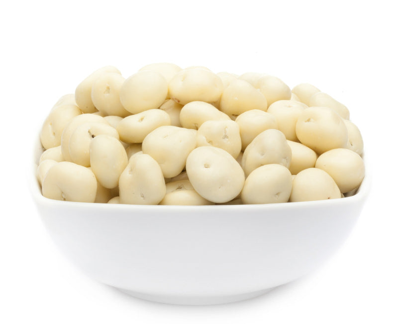 Weinbeeren in weißer Schokolade