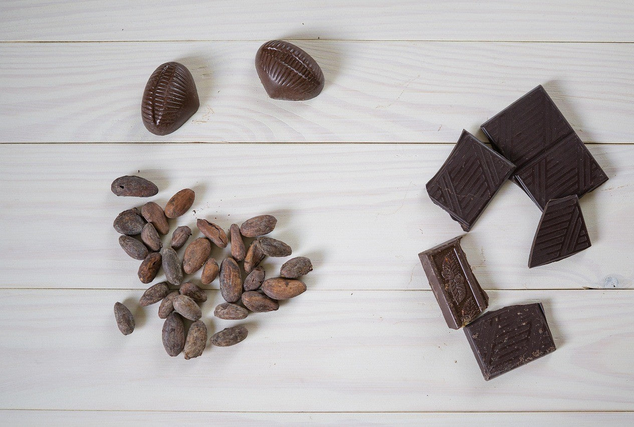 Schokolierte Kaffeebohnen