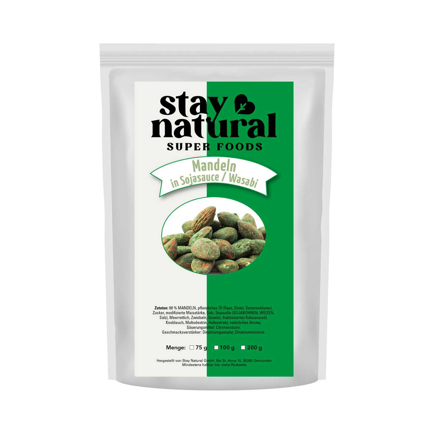 Mandeln in Sojasauce / Wasabi