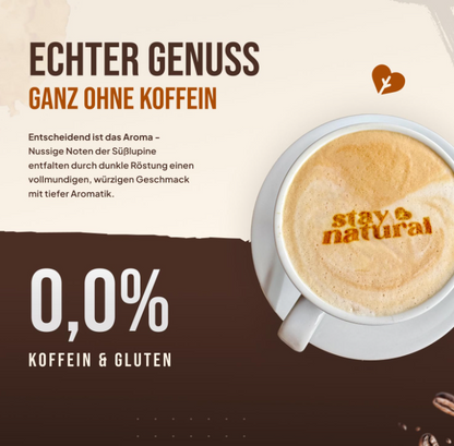 Lupinenkaffee Entdeckerpaket – Vier beliebte Aromasorten in einer Box ( gemahlen )