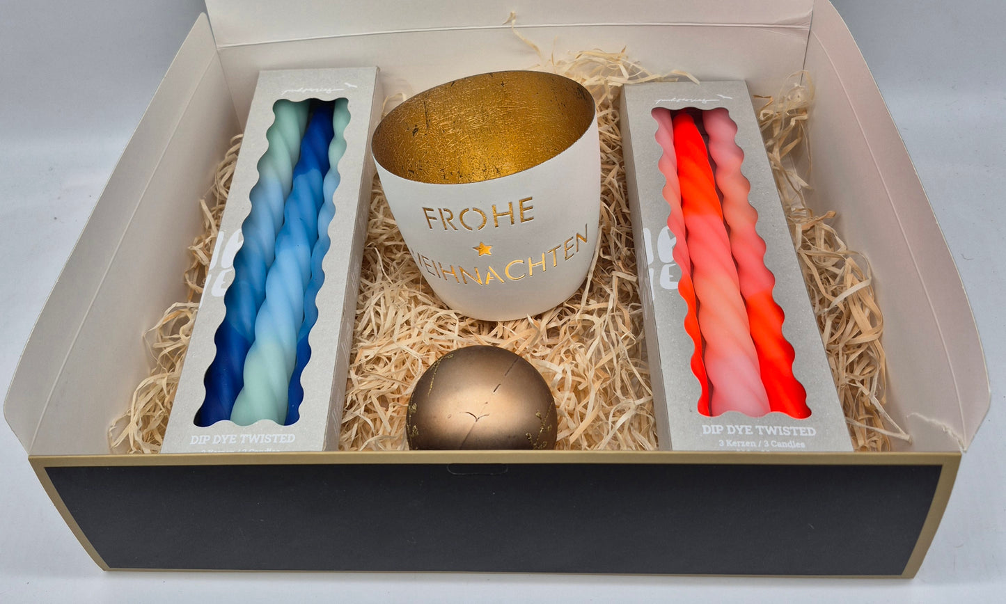 Exklusives Geschenkset – Dekoration & Kerzen - Besonders