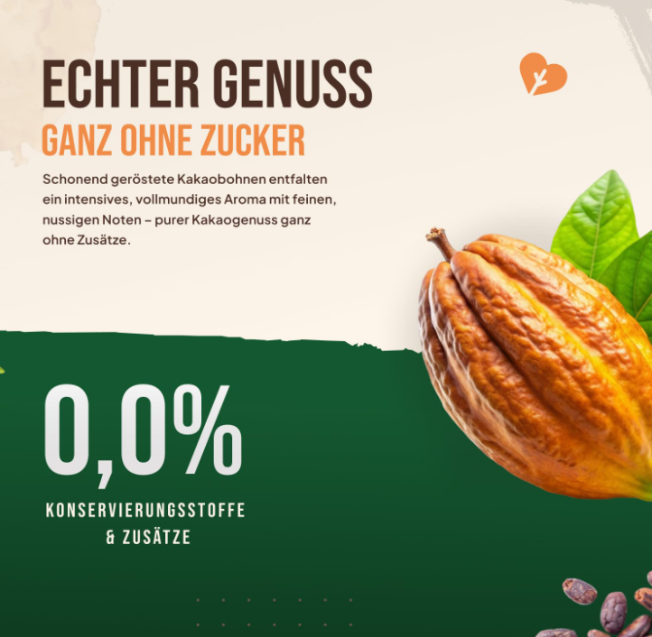 Kakaobohnen geröstet