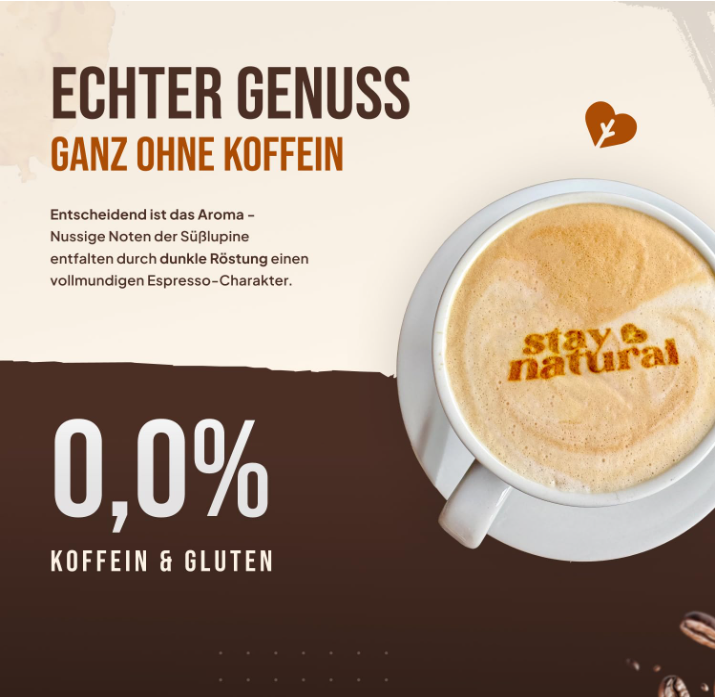 Lupinen Espresso gemahlen
