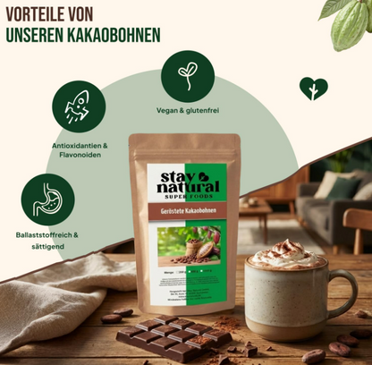 Kakaobohnen geröstet