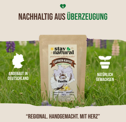 Lupinen Kaffee Vanille ganze Bohne