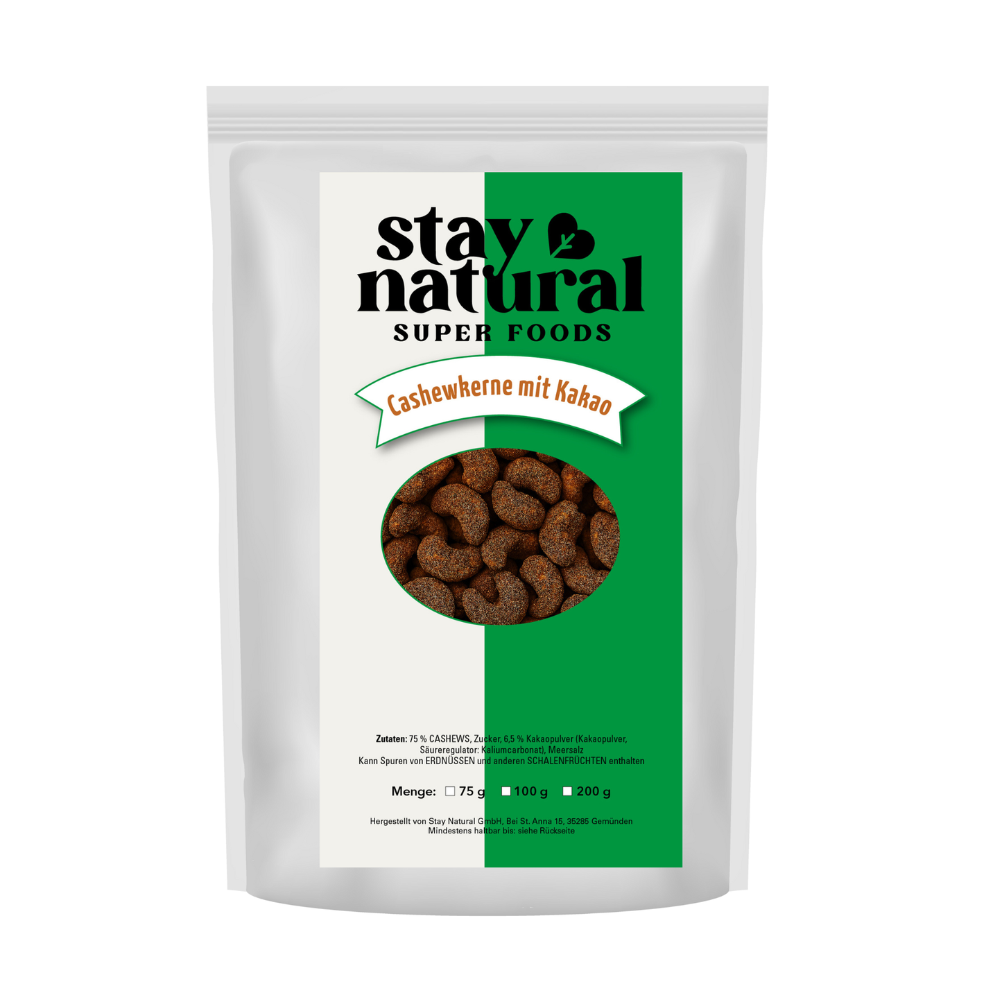 Cashewkerne mit Kakao