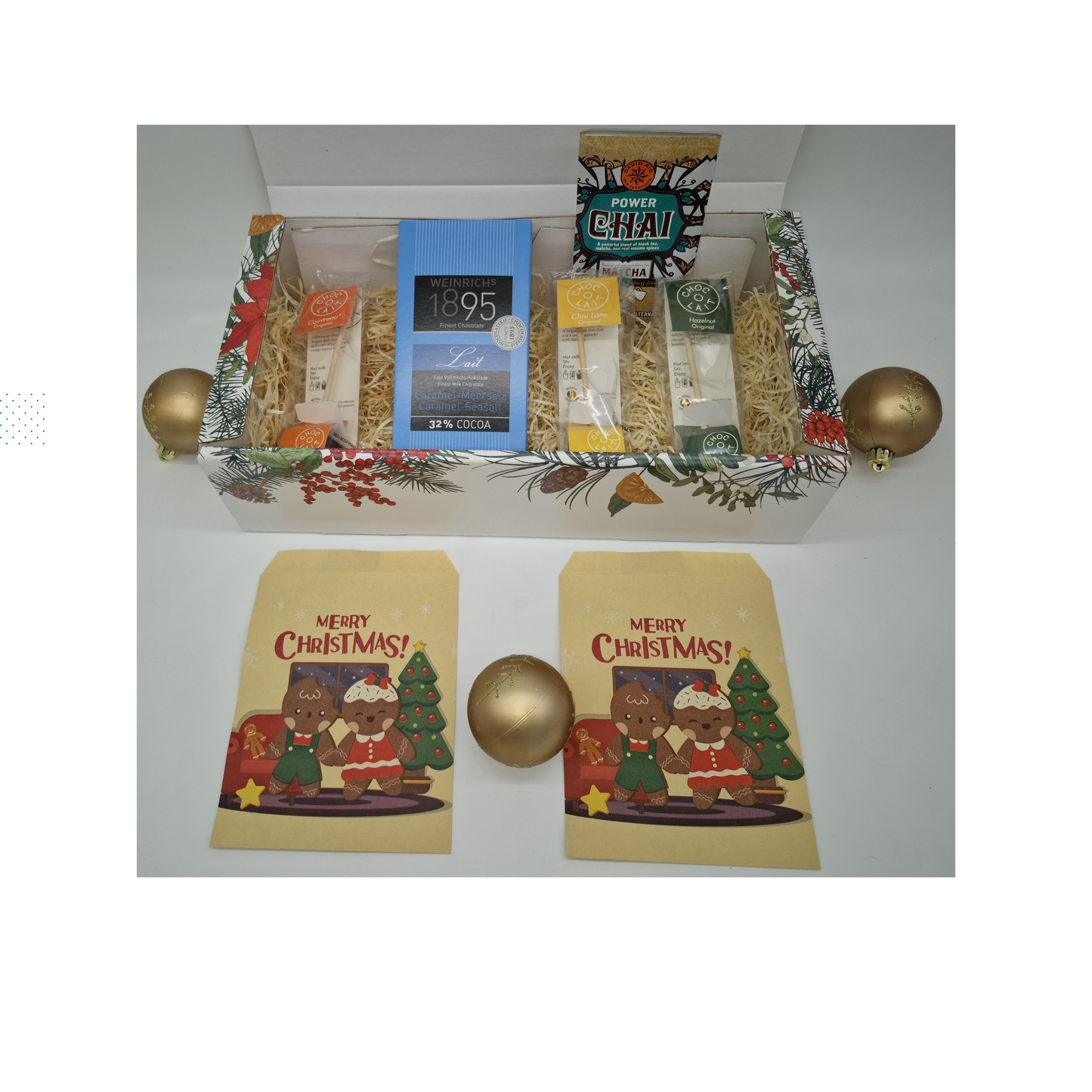 Geschenkset – Trinkschokoladen- 3er Set mit ausgewählter Caramel Meersalz Schokolade