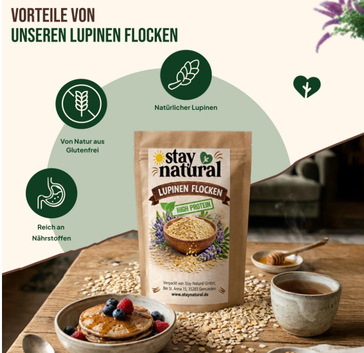 Lupinenflocken – Pflanzliche Proteinpower für eine bewusste Ernährung