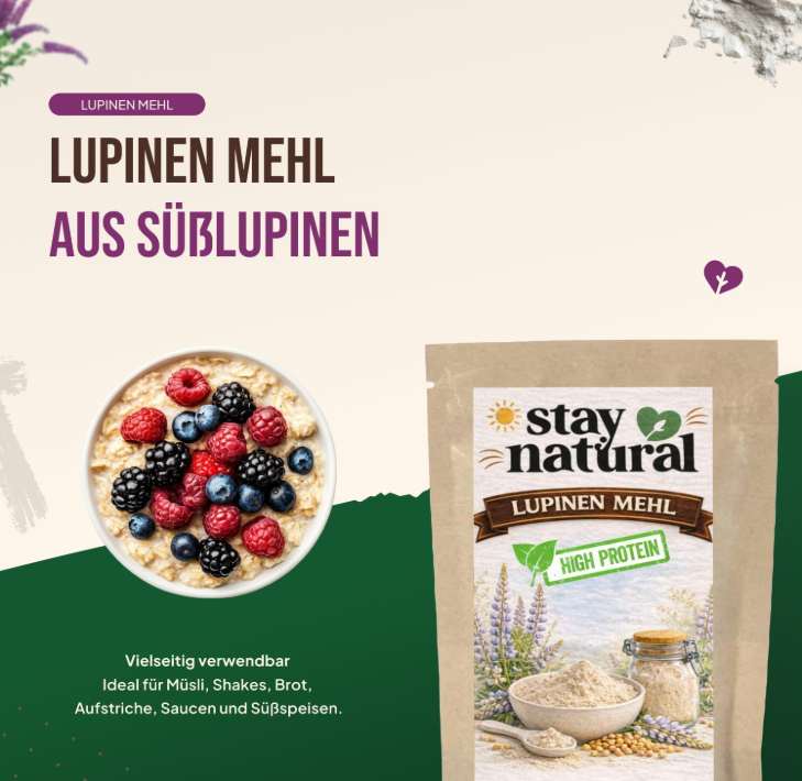 Lupinenmehl – Hochwertige pflanzliche Proteinquelle für gesunde und vielseitige Küche