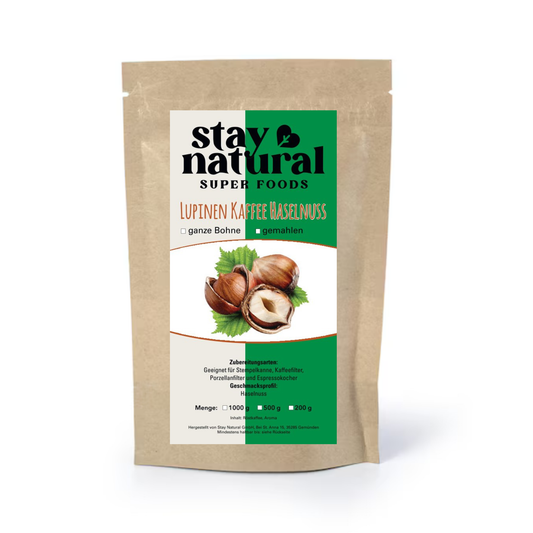 Lupinen Kaffee Haselnuss ganze Bohnen