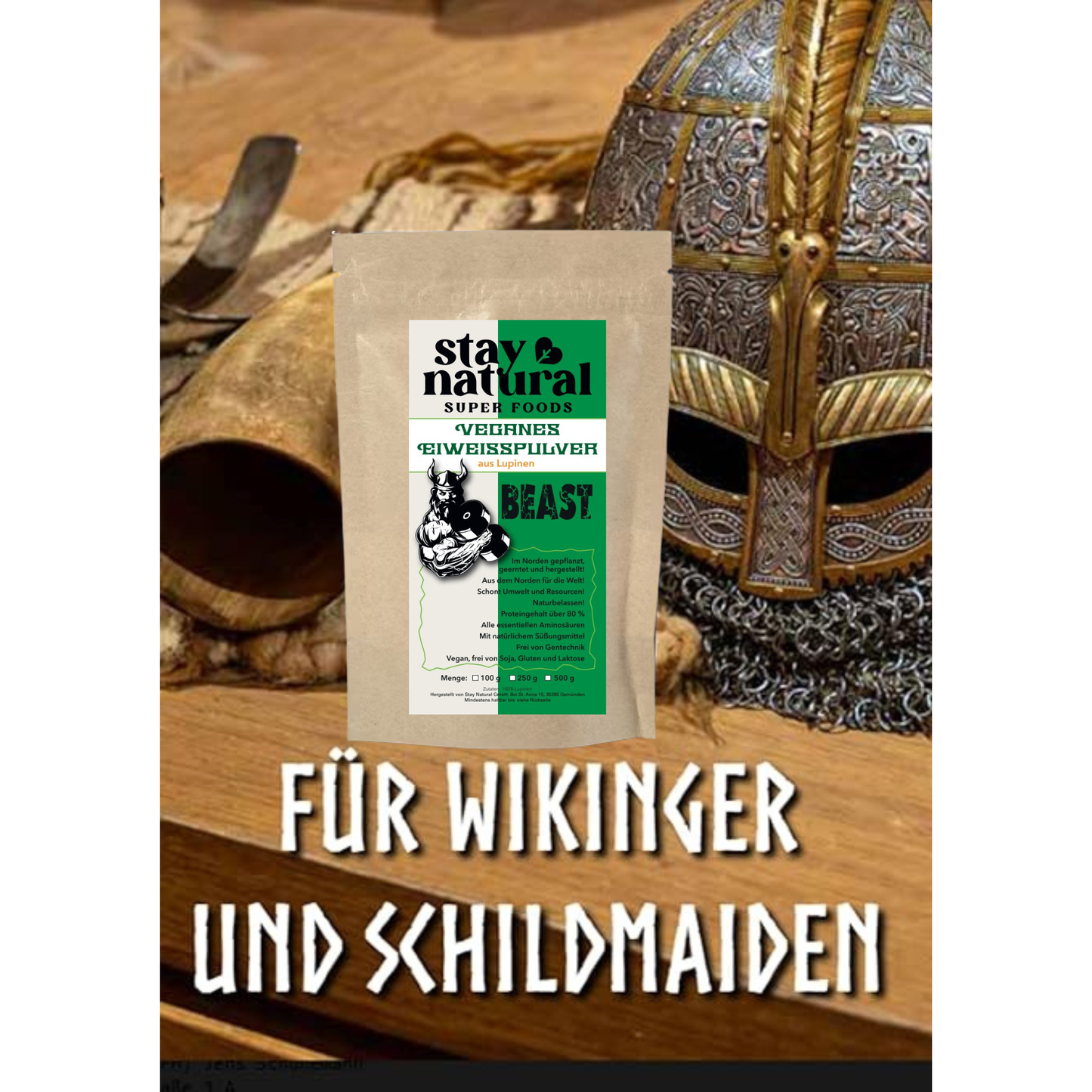 Veganes Eiweisspulver