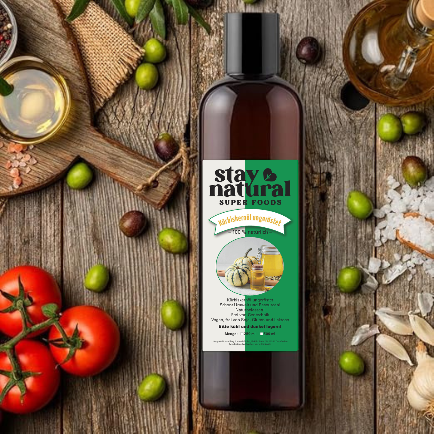 Kürbiskernöl ungeröstet