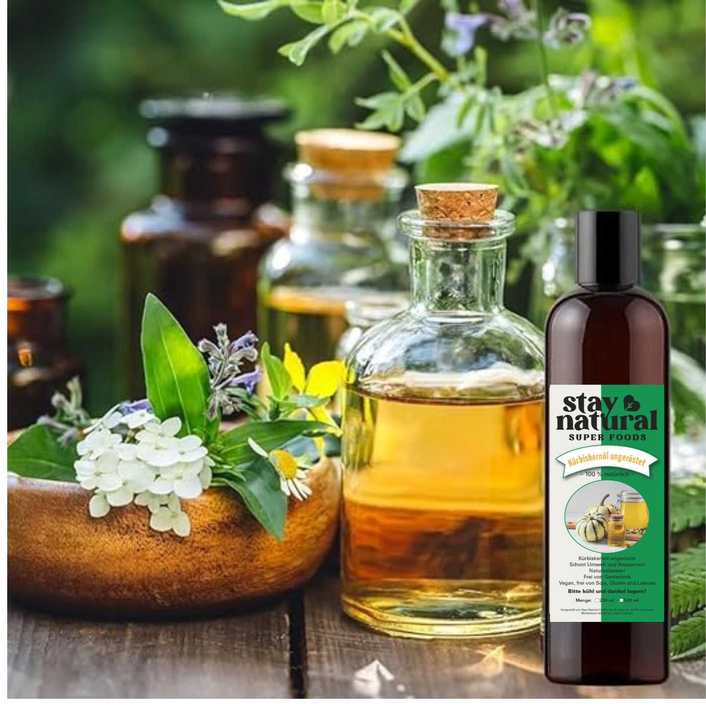 Kürbiskernöl ungeröstet