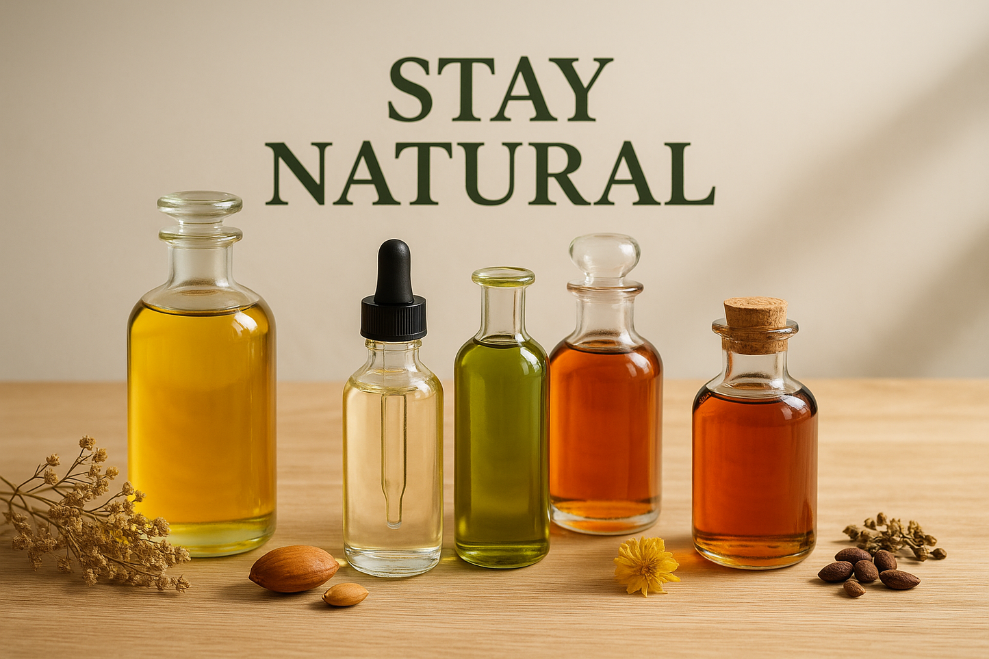 Bitte verwende meine bisherigen Produkte Öle und zeige die Vielfalt unserer Auswahl