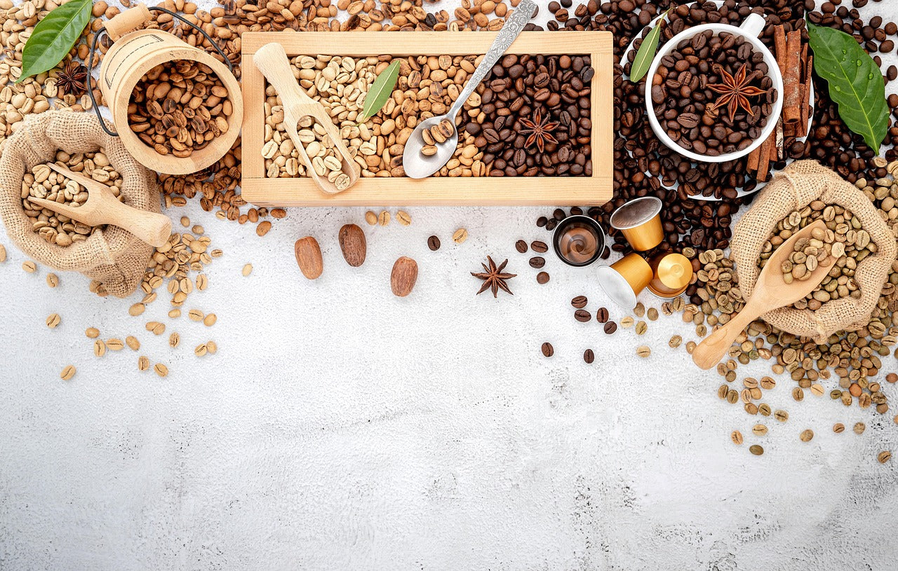 Schokolierte Kaffeebohnen